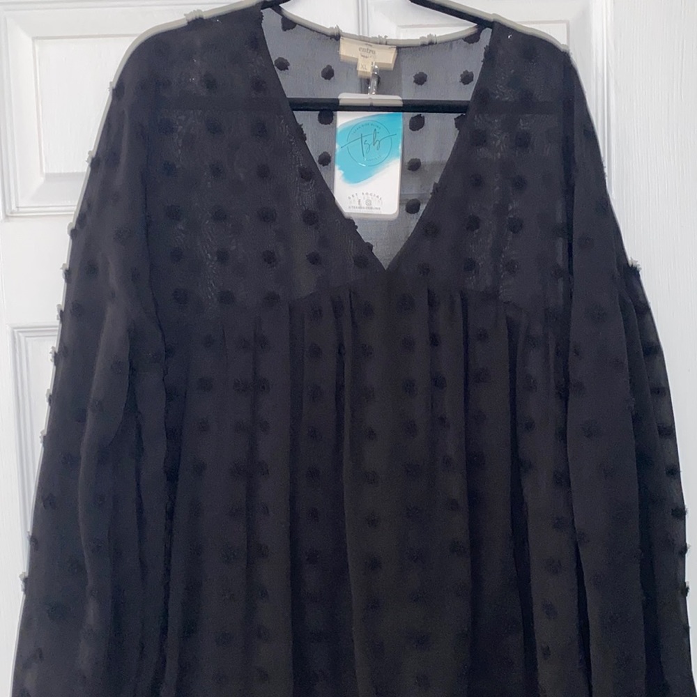 Long sleeve babydoll dress NWT